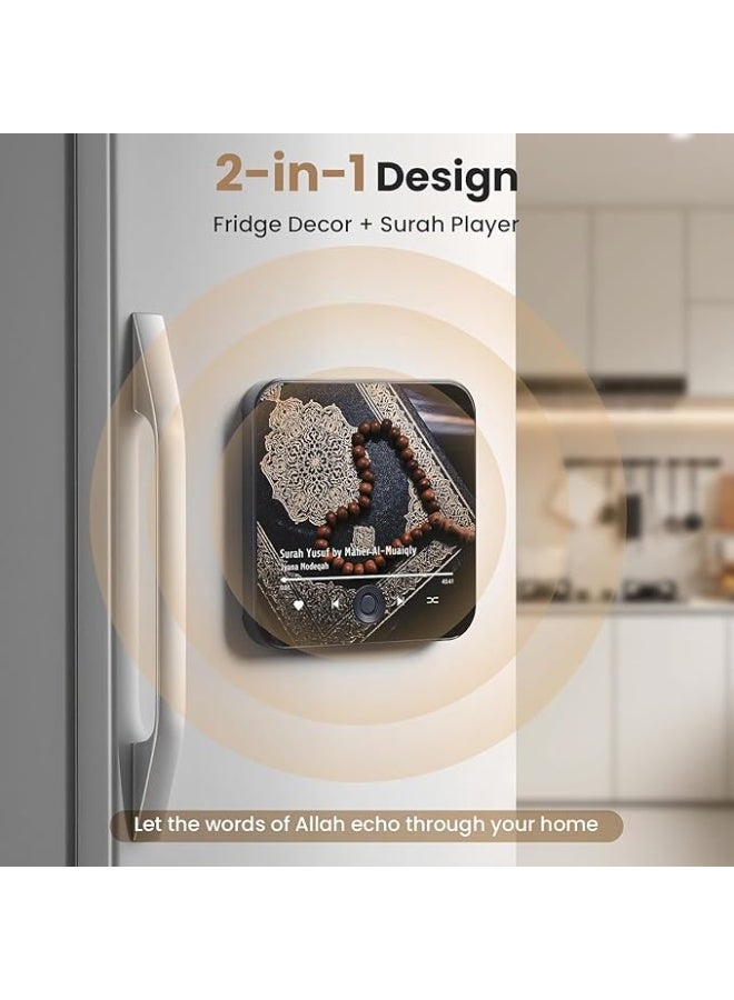 Quran Audio Magnet with Surah Yusuf – Mishary Rashid Alafasy Recitation, Rechargeable Islamic Fridge Magnet Speaker, Meaningful Ramadan & Eid Gift - Image 5